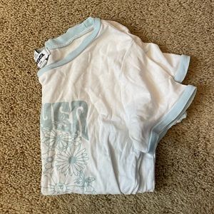 RSQ blue & white graphic tee